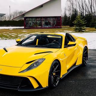 Ferrari 812 iPhone wallpaper