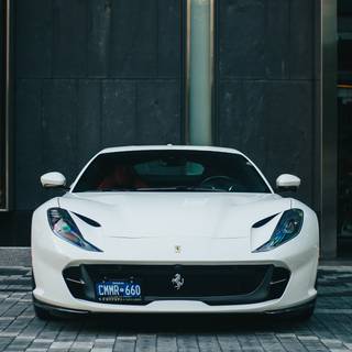 Ferrari 812 iPhone wallpaper