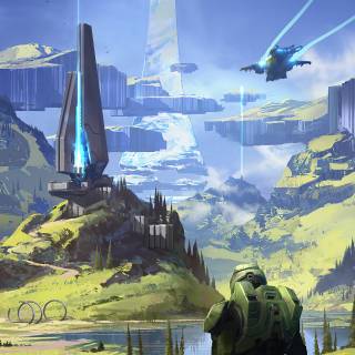 Halo Infinite iPhone wallpaper