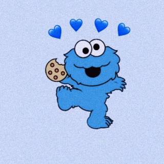 Cookie Monster phone wallpaper