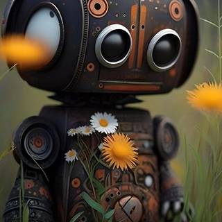 iPhone robot wallpaper