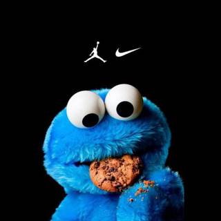 Cookie Monster phone wallpaper