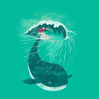 iPhone surf wallpaper