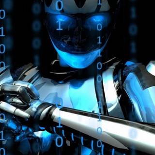 iPhone robot wallpaper