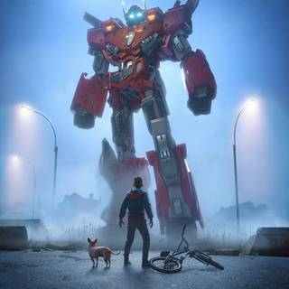 iPhone robot wallpaper