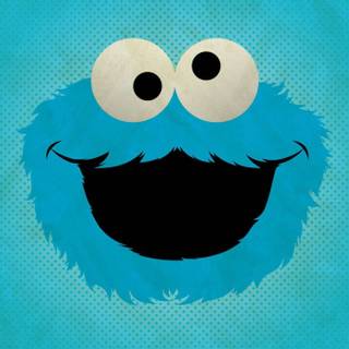 Cookie Monster phone wallpaper