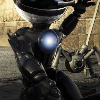 iPhone robot wallpaper
