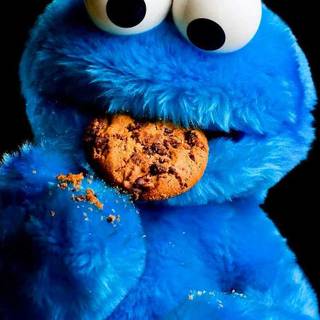 Cookie Monster phone wallpaper