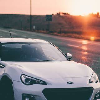 Subaru BRZ phone wallpaper