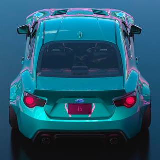 Subaru BRZ phone wallpaper