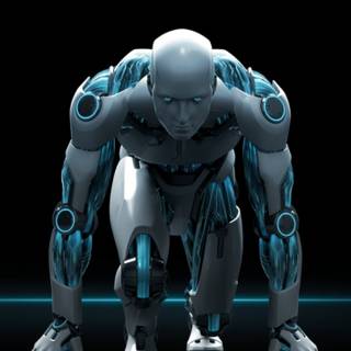 iPhone robot wallpaper