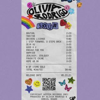 Olivia Rodrigo phone wallpaper