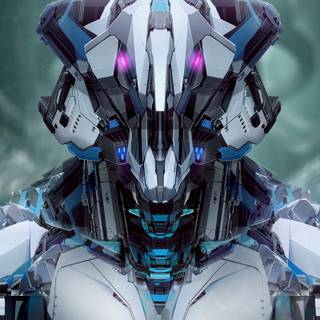 iPhone robot wallpaper