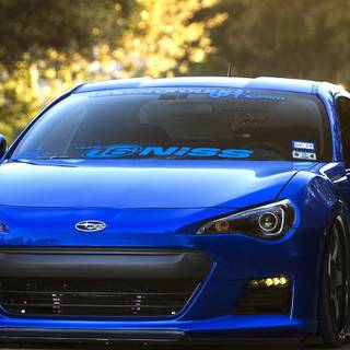 Subaru BRZ phone wallpaper