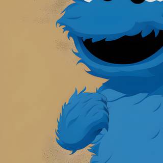 Cookie Monster phone wallpaper