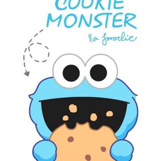 Cookie Monster phone wallpaper