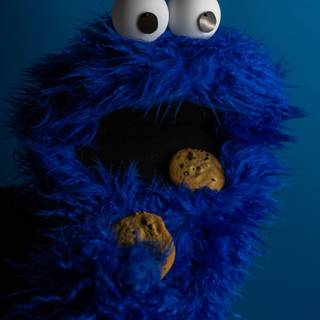 Cookie Monster phone wallpaper