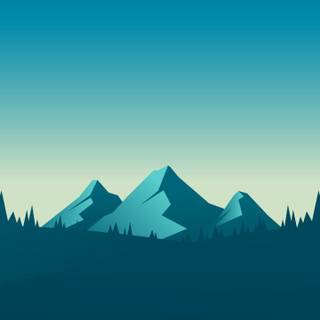 Minimal mountain phone wallpaper
