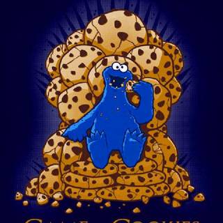 Cookie Monster phone wallpaper