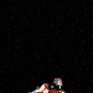 iPhone 12 cartoon wallpaper