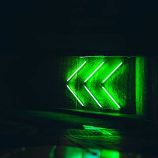 Neon green phone wallpaper