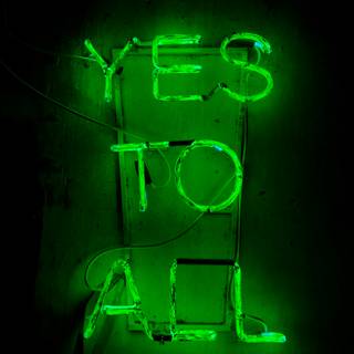 Neon green phone wallpaper