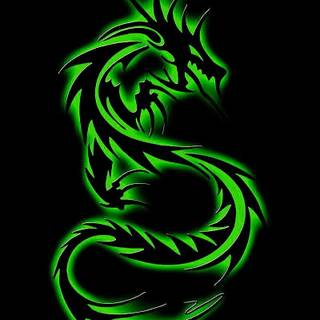 Neon green phone wallpaper