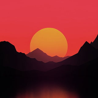 Minimal mountain phone wallpaper