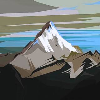 Minimal mountain phone wallpaper
