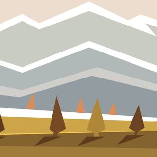 Minimal mountain phone wallpaper