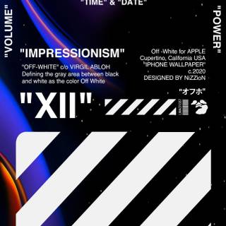 iPhone 12 Off White wallpaper