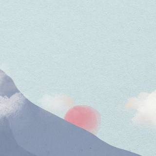 Minimal mountain phone wallpaper