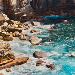 Turquoise iPhone wallpaper