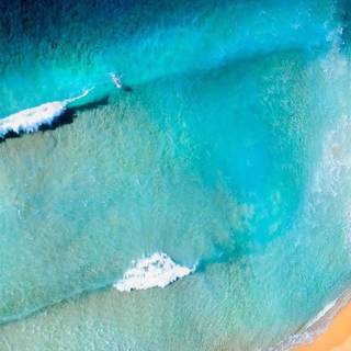 Turquoise iPhone wallpaper