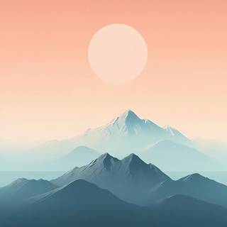 Minimal mountain phone wallpaper