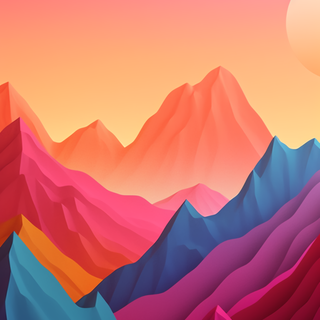 Minimal mountain phone wallpaper