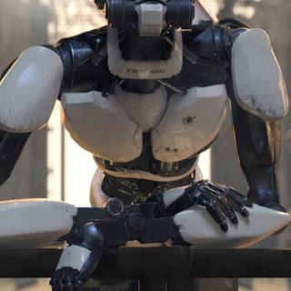 iPhone robot wallpaper