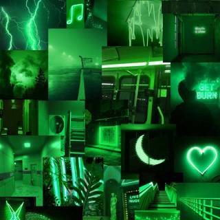 Neon green phone wallpaper