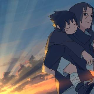 Itachi and Sasuke desktop wallpaper