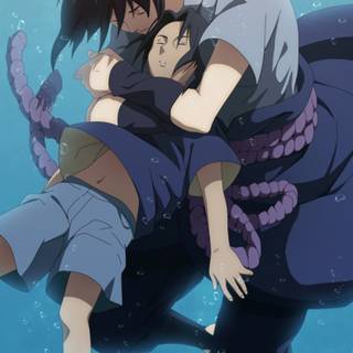 Itachi and Sasuke phone wallpaper