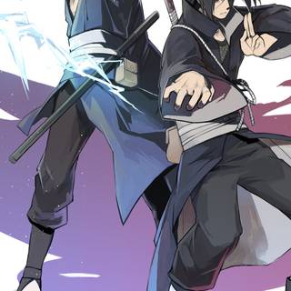 Itachi and Sasuke phone wallpaper