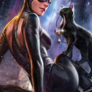 Catwoman iPhone wallpaper