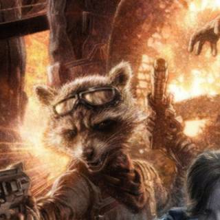 Rocket Raccoon iPhone wallpaper
