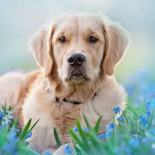Golden Retriever iPhone wallpaper
