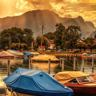 Boats iPhone wallpaper