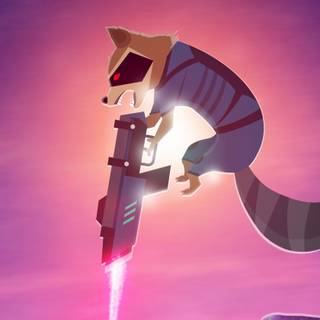 Rocket Raccoon iPhone wallpaper