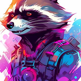 Rocket Raccoon iPhone wallpaper