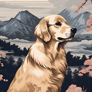 Golden Retriever iPhone wallpaper