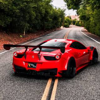 Ferrari 458 phone wallpaper