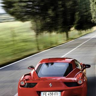 Ferrari 458 phone wallpaper